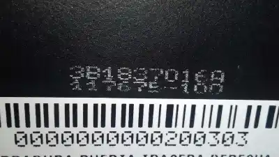 Peça sobressalente para automóvel em segunda mão fechadura da porta traseira direita por seat leon (1m1) stella referências oem iam 3b1837016a  