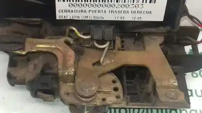 Peça sobressalente para automóvel em segunda mão fechadura da porta traseira direita por seat leon (1m1) stella referências oem iam 3b1837016a  