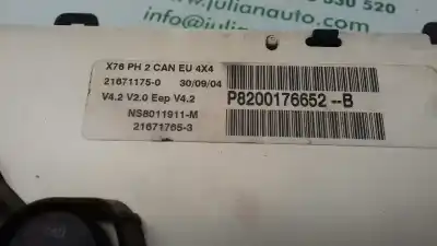 Автозапчастина б/у панель інструментів для renault kangoo (f/kc0) alize посилання на oem iam p8200176652b  8200176652 Автозапчастина б/у панель інструментів для renault kangoo (f/kc0) alize посилання на oem iam p8200176652b  8200176652