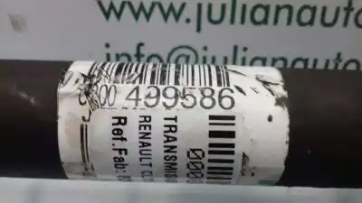 Peça sobressalente para automóvel em segunda mão transmissão dianteira direita por renault clio iii dynamique referências oem iam 8200499586  