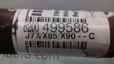 Peça sobressalente para automóvel em segunda mão transmissão dianteira direita por renault clio iii authentique referências oem iam 8200499586  
