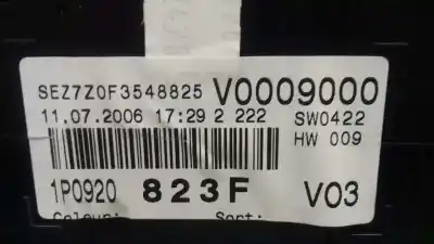 Peça sobressalente para automóvel em segunda mão quadrante por seat leon (1p1) reference referências oem iam 1p0920823f  110080280026