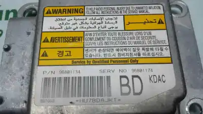 Peça sobressalente para automóvel em segunda mão centralina de airbag por chevrolet matiz s referências oem iam 96801134  96801174