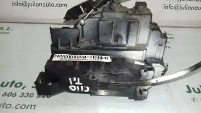 Peça sobressalente para automóvel em segunda mão fechadura da porta traseira esquerda por renault clio iii exception referências oem iam 299159f  06910cv