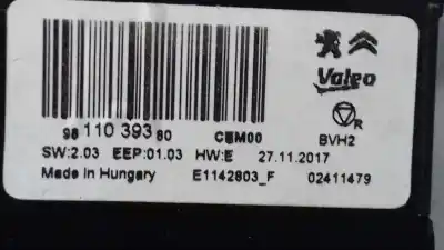 Second-hand car spare part electronic module for citroen c3 pure tech oem iam references 9811039380  