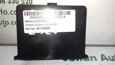 Second-hand car spare part electronic module for citroen c3 pure tech oem iam references 9811039380  