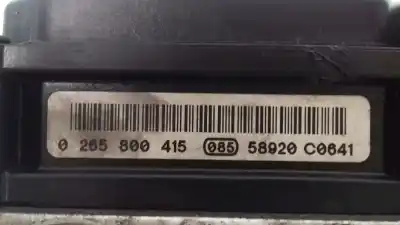 Peça sobressalente para automóvel em segunda mão abs por peugeot partner (s2) combi plus referências oem iam 0265231522 0265800415 9660779880