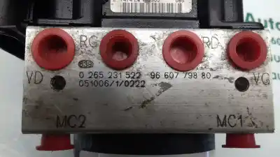 Peça sobressalente para automóvel em segunda mão abs por peugeot partner (s2) combi plus referências oem iam 0265231522 0265800415 9660779880