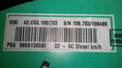 Peça sobressalente para automóvel em segunda mão quadrante por peugeot 407 st confort pack referências oem iam 9658138580  a2c53010609g