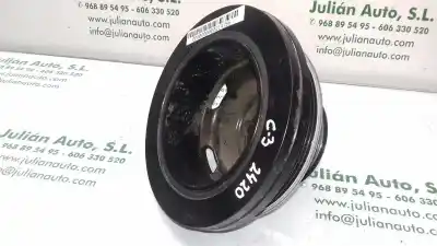 Second-hand car spare part crankshaft pulley for citroen c3 pure tech oem iam references 9822598180
