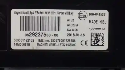 Pezzo di ricambio per auto di seconda mano modulo elettronico per citroen c3 pure tech riferimenti oem iam 9829237580  