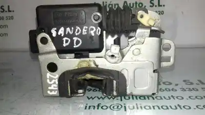 Peça sobressalente para automóvel em segunda mão fechadura da porta dianteira direita por dacia sandero básico referências oem iam   