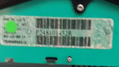 Peça sobressalente para automóvel em segunda mão quadrante por dacia sandero básico referências oem iam p248101432r  248101432r