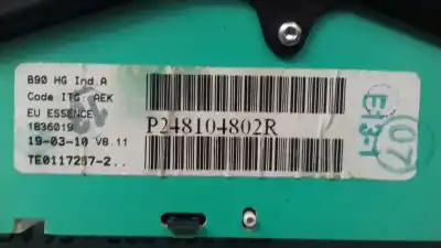 Peça sobressalente para automóvel em segunda mão quadrante por dacia sandero ambiance referências oem iam p248104802r 248104802r 