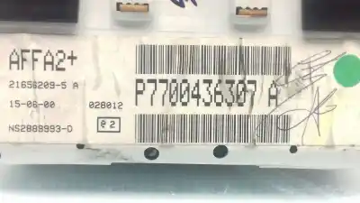 Автозапчастина б/у багатофункційний дисплей для renault clio ii fase i (b/cbo) 1.9 dti diesel 80 cv / 59 kw посилання на oem iam p7700436307a  