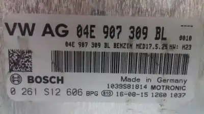 Second-hand car spare part ecu engine control for seat leon (5f1) reference oem iam references 04e907309bl  0261s12606