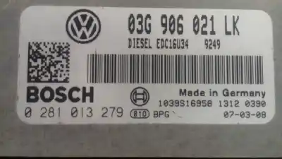 Автозапчасти б/у блок управления двигателем за seat leon (1p1) reference ссылки oem iam 03g906021lk  0281013279