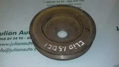 Second-hand car spare part Crankshaft Pulley for RENAULT CLIO II FASE II (B/CB0) Authentique OEM IAM references   