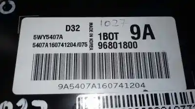 Second-hand car spare part ecu engine control for chevrolet matiz s oem iam references 5wy5407a  96801800