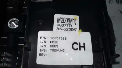 Peça sobressalente para automóvel em segunda mão caixa de fusíveis e relés por chevrolet matiz s referências oem iam 96857526  