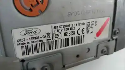 Second-hand car spare part audio system / radio cd for ford focus c-max (cap) ambiente (d) oem iam references tpexc307 code radio 5635 c7e3a051266181984