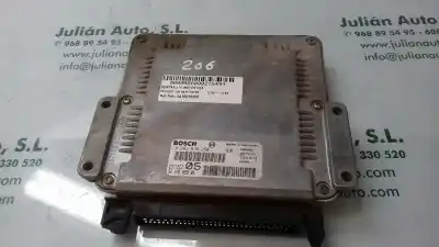 Second-hand car spare part ecu engine control for peugeot 206 berlina xs oem iam references 0218010250