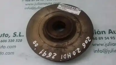 Second-hand car spare part crankshaft pulley for peugeot 206 berlina xs oem iam references   