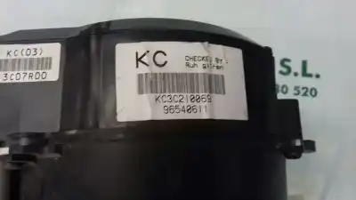 Pezzo di ricambio per auto di seconda mano pannello degli strumenti per daewoo kalos 1.2 se riferimenti oem iam 96540611 3c07r00 kc3c210069