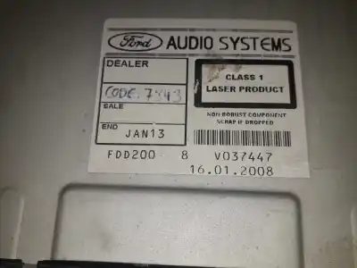 Peça sobressalente para automóvel em segunda mão sistema de áudio / rádio cd por ford focus lim. (cb4) trend referências oem iam 023539 code radio 7843 18c815aa
