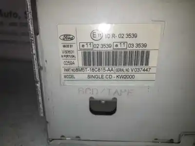 Peça sobressalente para automóvel em segunda mão sistema de áudio / rádio cd por ford focus lim. (cb4) trend referências oem iam 023539 code radio 7843 18c815aa
