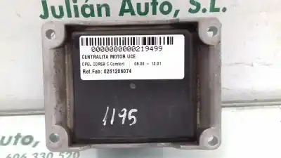 Автозапчасти б/у блок управления двигателем за opel corsa c comfort ссылки oem iam 0261206074  09115112