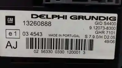 Second-hand car spare part multifunction display for opel corsa d ´´111 years´´ oem iam references 13260888  9120738300