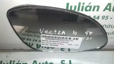 Peça sobressalente para automóvel em segunda mão vidro espelho retrovisor direito por opel vectra b berlina básico referências oem iam vm166rh