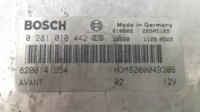 Second-hand car spare part ecu engine control for renault scenic (ja..) 1.9 dti diesel 80 cv / 59 kw oem iam references 8200141954  0281010442