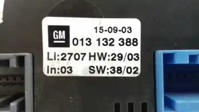 Second-hand car spare part climate control for opel meriva blue line oem iam references 013132388  24140037020