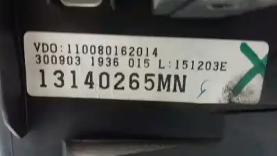 Peça sobressalente para automóvel em segunda mão quadrante por opel meriva blue line referências oem iam 13140265mn  110080162014