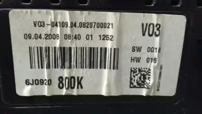 Second-hand car spare part ecu engine control for seat ibiza (6j5) reference oem iam references 03c906024bk  6160150202