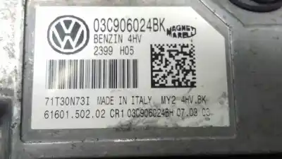 Second-hand car spare part ecu engine control for seat ibiza (6j5) reference oem iam references 03c906024bk  6160150202