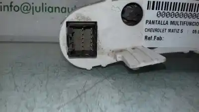 Second-hand car spare part multifunction display for chevrolet matiz s oem iam references   