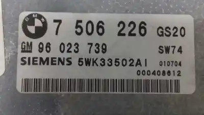 Second-hand car spare part automatic gearbox control unit for bmw x5 (e53) 3.0d oem iam references 7506226 5wk33502ai 96023739