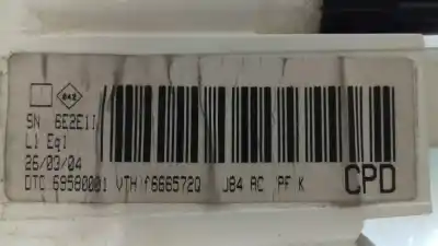 Peça sobressalente para automóvel em segunda mão comando de sofagem (chauffage / ar condicionado)  por renault scenic ii authentique referências oem iam 69580001  6665720