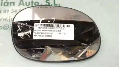 İkinci el araba yedek parçası Sag Ayna Cam için PEUGEOT 206 BERLINA XT OEM IAM referansları 232634008  