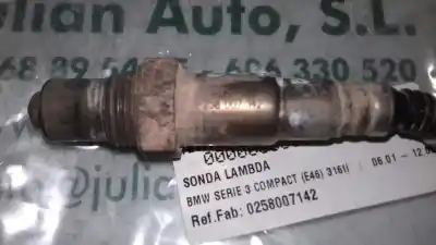 Pezzo di ricambio per auto di seconda mano sonda lambda per bmw serie 3 compact (e46) 316ti riferimenti oem iam 0258007142  7512975