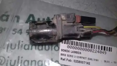Pezzo di ricambio per auto di seconda mano sonda lambda per bmw serie 3 compact (e46) 316ti riferimenti oem iam 0258007142  7512975