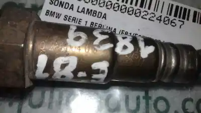 Peça sobressalente para automóvel em segunda mão sonda lambda por bmw serie 1 berlina (e81/e87) 118d referências oem iam 0281004018  
