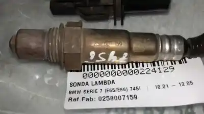 Peça sobressalente para automóvel em segunda mão sonda lambda por bmw serie 7 (e65/e66) 745i referências oem iam 0258007159 3 + 3 pine s 