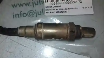 Peça sobressalente para automóvel em segunda mão sonda lambda por bmw x5 (e53) 4.6is automático referências oem iam 0258003782  
