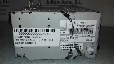 Peça sobressalente para automóvel em segunda mão sistema de áudio / rádio cd por ford focus lim. trend referências oem iam 10r048415 z060928 f1bt18c815gl