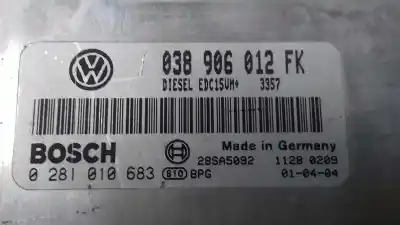 Second-hand car spare part ecu engine control for seat leon (1m1) stella oem iam references 038906012fk  038906012fk