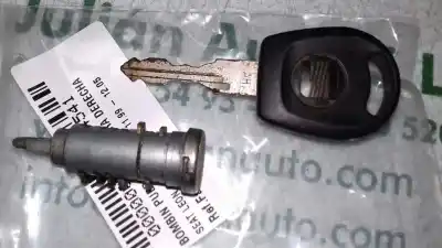 Peça sobressalente para automóvel em segunda mão fechadura da porta dianteira direita por seat leon (1m1) stella referências oem iam   